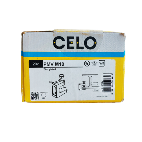 Zacisk do belek stalowych PMV CELO