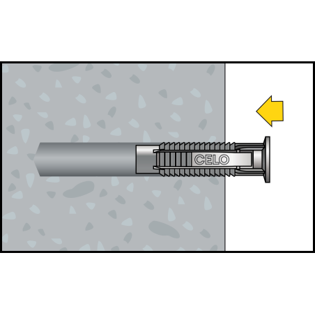 Kołek uniwersalny nylonowy FX do wszystkich mteriałów 
