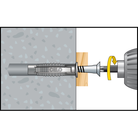 Kołek uniwersalny nylonowy FX do wszystkich mteriałów 