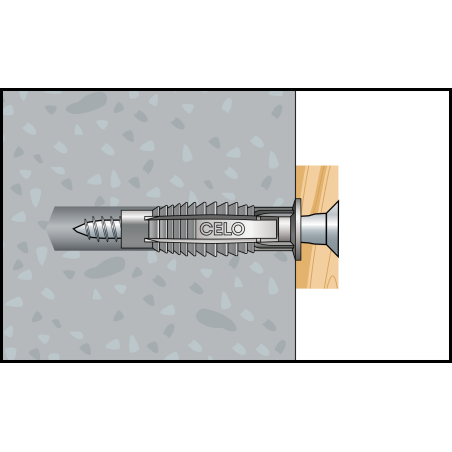 Kołek uniwersalny nylonowy FX do wszystkich mteriałów 