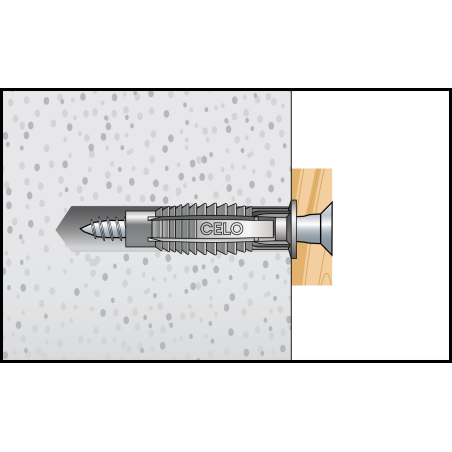 Kołek uniwersalny nylonowy FX do wszystkich mteriałów 