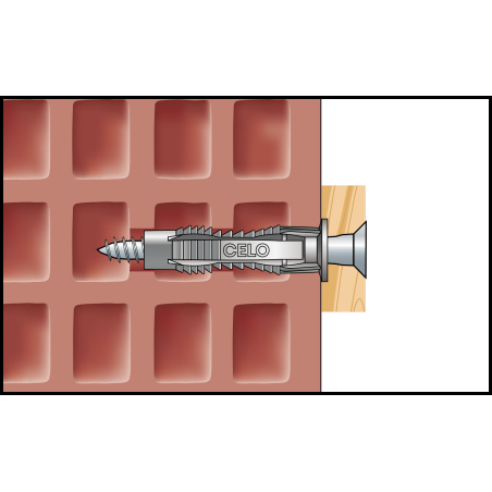 Kołek uniwersalny nylonowy FX do wszystkich mteriałów 